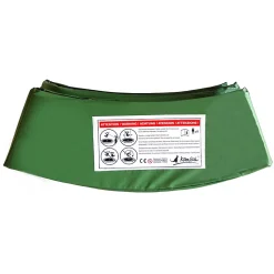 Coussin PVC vert de protection pour trampoline 360 cm