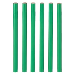 Crayon de maçon - 6 pièces Bois Vert