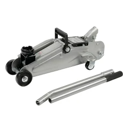 Cric hydraulique sur roues 2 tonnes hauteur de levage de 135 mm à 330 mm