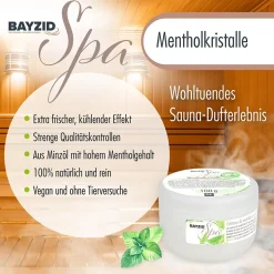 Cristaux De Menthol Bayzid Spa Pour Sauna En Sceaux De 100 Gx 2