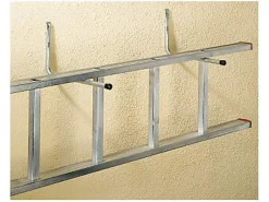 Crochet de rangement tube Mottez L. 34 cm zinc