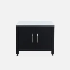 Cuisine extérieure 5 modules en acier inoxydable avec barbecue gaz 4 brûleurs