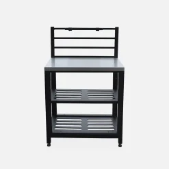 Cuisine extérieure 5 modules en acier inoxydable avec barbecue gaz 4 brûleurs