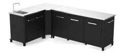 Cuisine extérieure modules 180 cm + 90 cm avec angle Cozze