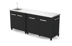 Cuisine extérieure modules 120 cm + évier 90 cm Cozze