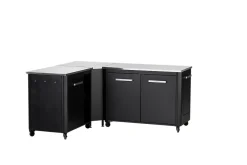 Cuisine extérieure modules 120 cm + 90 cm avec angle Cozze