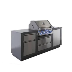 Cuisine extérieure Napoléon Oasis Compact avec barbecue Prestige 500 et 1 brûleur Sizzle Zone