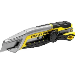 Cutter 18 mm Quick Snap - STANLEY FATMAX FMHT10592-0 - Molette Crantée - Système De Casse-Lame Rapide