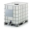 Cuve de stockage 1000l ibc poche rénovée grillage translucide pour liquides hors carburants
