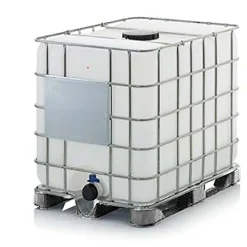 Cuve de stockage 1000l ibc poche rénovée grillage translucide pour liquides hors carburants