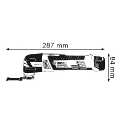 Découpeur-ponceur 12V GOP 12V-28 Professional + 2 batteries 3 Ah + chargeur + L-Boxx - BOSCH - 060185800Y