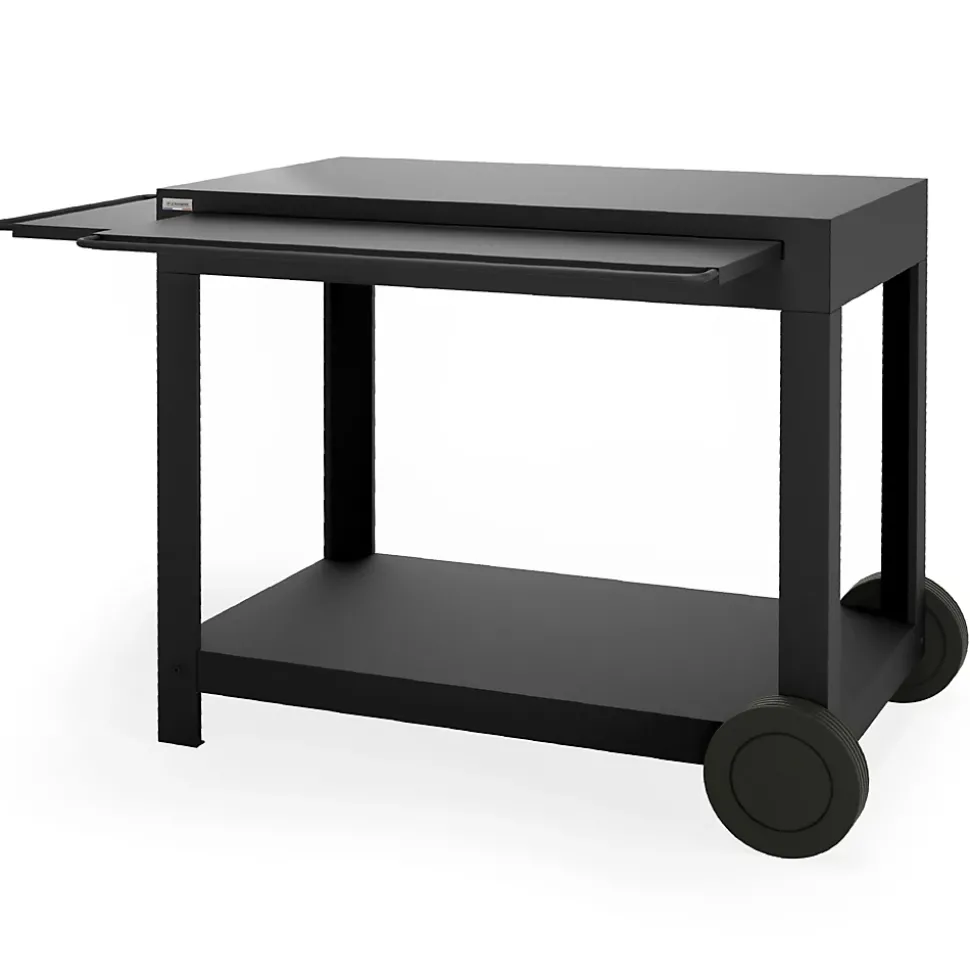 Desserte Exclusive Ingénieuse acier noire 122 x 89 x 75 cm Le Marquier