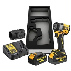 DEWALT DCF923P2G-QW Boulonneuse à chocs 3/8' XR 18V 5Ah Li-Ion brushless