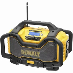 DEWALT Radio-chargeur Multi Voltage DCR027 - Sans batterie ni chargeur, DAB+/FM, Bluetooth, USB