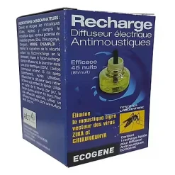Diffuseur électrique+recharge anti-moustique ECOGENE 30 ML -TP18-