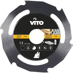 Disque coupe bois et PVC 115 x 1,8mm Meuleuse Alesage 22.5mm VITO