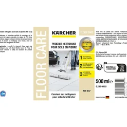 Détergent nettoyant sol en pierre Karcher 500 ml