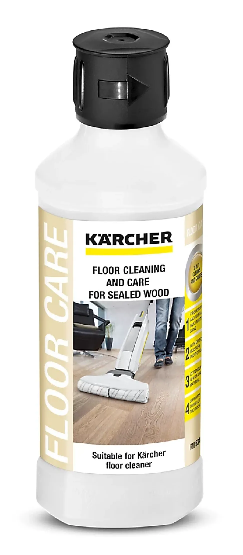 Détergent nettoyant sols en bois Karcher 500 ml