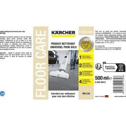 Détergent nettoyant tous types de sols Karcher 500 ml