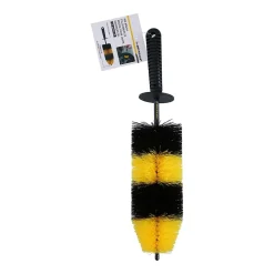 DUNLOP Brosse à Roue 9,5x46cm, Nettoyage Jantes & Roues, Manche Ergonomique Solide, Zones Difficiles