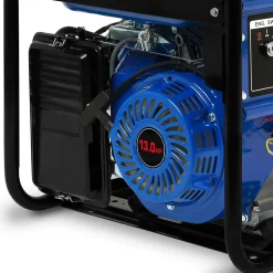 EBERTH 5500 Watt Groupe electrogene Generateur electrique portable moteur à essence 13 CV, 4 temps, 2x 230V, 1x 12V, monophasé