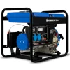 EBERTH 3000 Watt Groupe Electrogene Diesel Generateur Electrique Portable avec Moteur Diesel 5,7 CV, 4 Temps, 2x 230V, 1x 12V