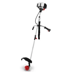 EBERTH Débroussailleuse à Essence, Multitool 2 en 1 avec Tête à Fil et Lame à Trois Dents, 52CC, 2,2kW, Moteur 3CV