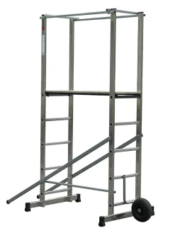 Echafaudage mobile spécial jardin Escalux Hortus 140 hauteur de travail max 3,5 m x largeur 1,10 m
