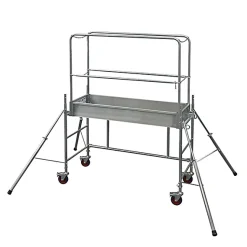 Echafaudage roulant acier - Hauteur de travail max. 2.90m - Travaux sous plafond - 12.532