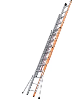 Echelle PRONOR coulisse à cordes 3 plans 8,57m Tubesca Comabi
