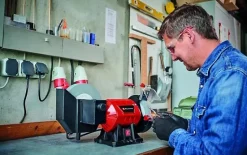 Einhell Touret à meuler TC-WD 200/150 - ajustable - anti-vibration