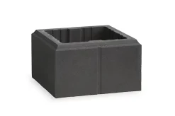 Elément de pilier 30 x 30 cm anthracite