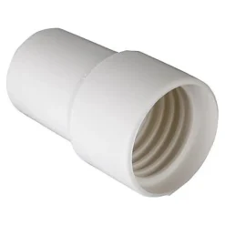 Embout de Tuyau Gre 38 mm à Visser blanc