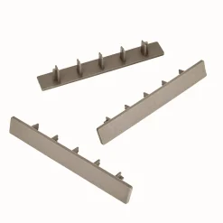 Embouts de finition lame de terrasse Neva taupe (x 10)