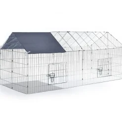 Enclos grillagé pour petits animaux en acier galvanisé