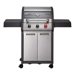 ENDERS - Barbecue Monroe Pro X3S Turbo - 3 brûleurs dont 1 Turbo Zone - 2 tablettes - Couvercle avec fenêtre - 11,2 kW