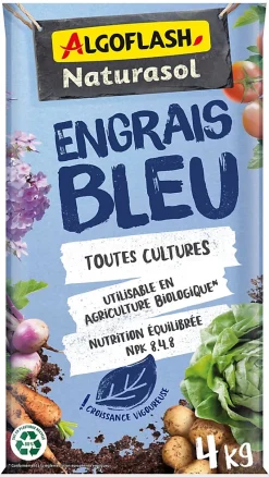 Engrais bleu toutes cultures 4kg Algoflash