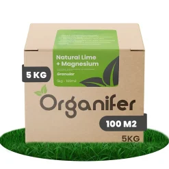 Engrais Calcaire avec Magnésium - 5 kg pour 100 m2 - Organifer