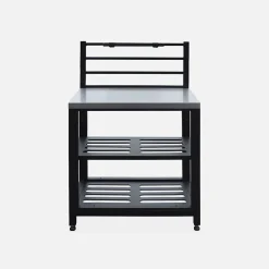 Ensemble de meubles de cuisine extérieure en acier inoxydable 6 modules