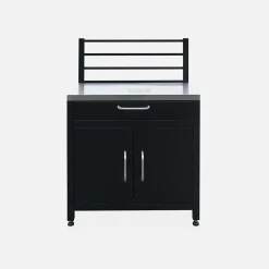 Ensemble de meubles de cuisine extérieure en acier inoxydable 6 modules