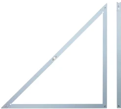 Equerre pliante en aluminium Outifrance 1,2m