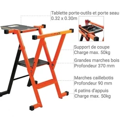 Etabli marchepied multifonctions MULTI - MONDELIN - 201830