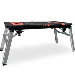 Etabli pliable Boudech 5 en 1 acier compact avec roues ABS