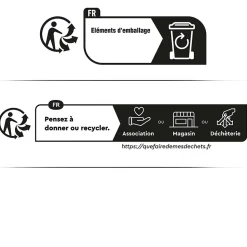 Etabli pliant avec 2 plateaux bois à écartement réglable et indépendant, charge max. 100kg