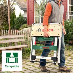 Etabli pliant Bosch PWB600 64 x 84 cm charge max 200 kg