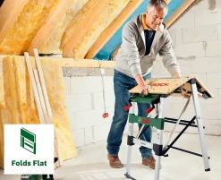 Etabli pliant Bosch PWB600 64 x 84 cm charge max 200 kg