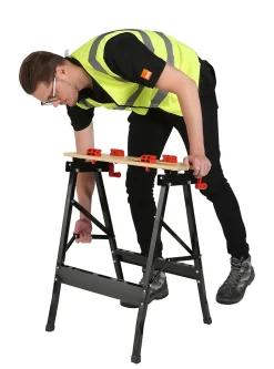 Etabli pliant mobile 100kg - 56 cm Acier