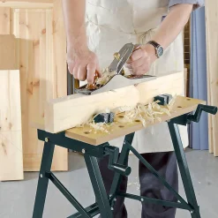 Etabli pliant mobile 100kg - 56 cm Acier