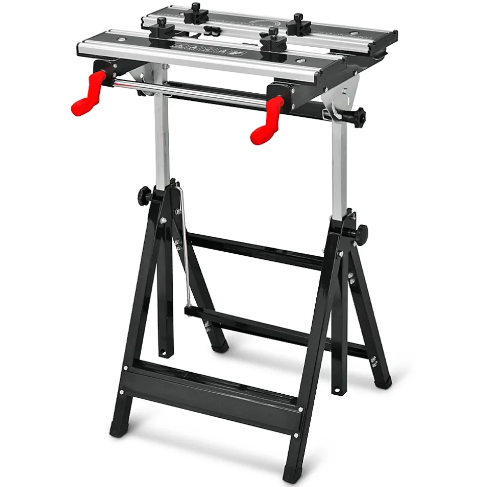 Etabli télescopique métallique 60 x 58 x 77cm - Charge max 100kg - Brick