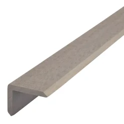 Finition L lame de terrasse Neva composite taupe L.220 cm